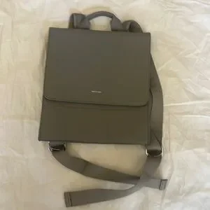 Matt & Nat Gray Pebbled Vegan Leather Backpack Matt & Nat | Bags | Matt Nat Backpack Gray Vegan Leather  main image 3